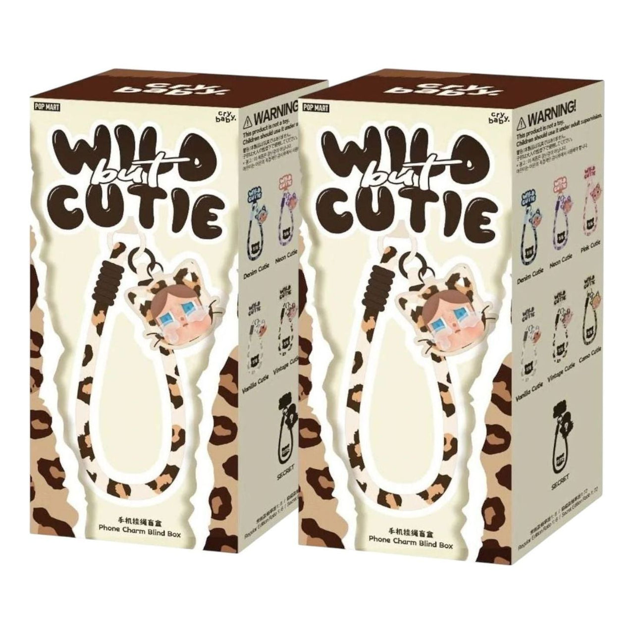 Pop Mart CryBaby Wild but Cutie Phone Charm Sealed Case (2 Blind Boxes)	 PPMT-2505-0011-859917778