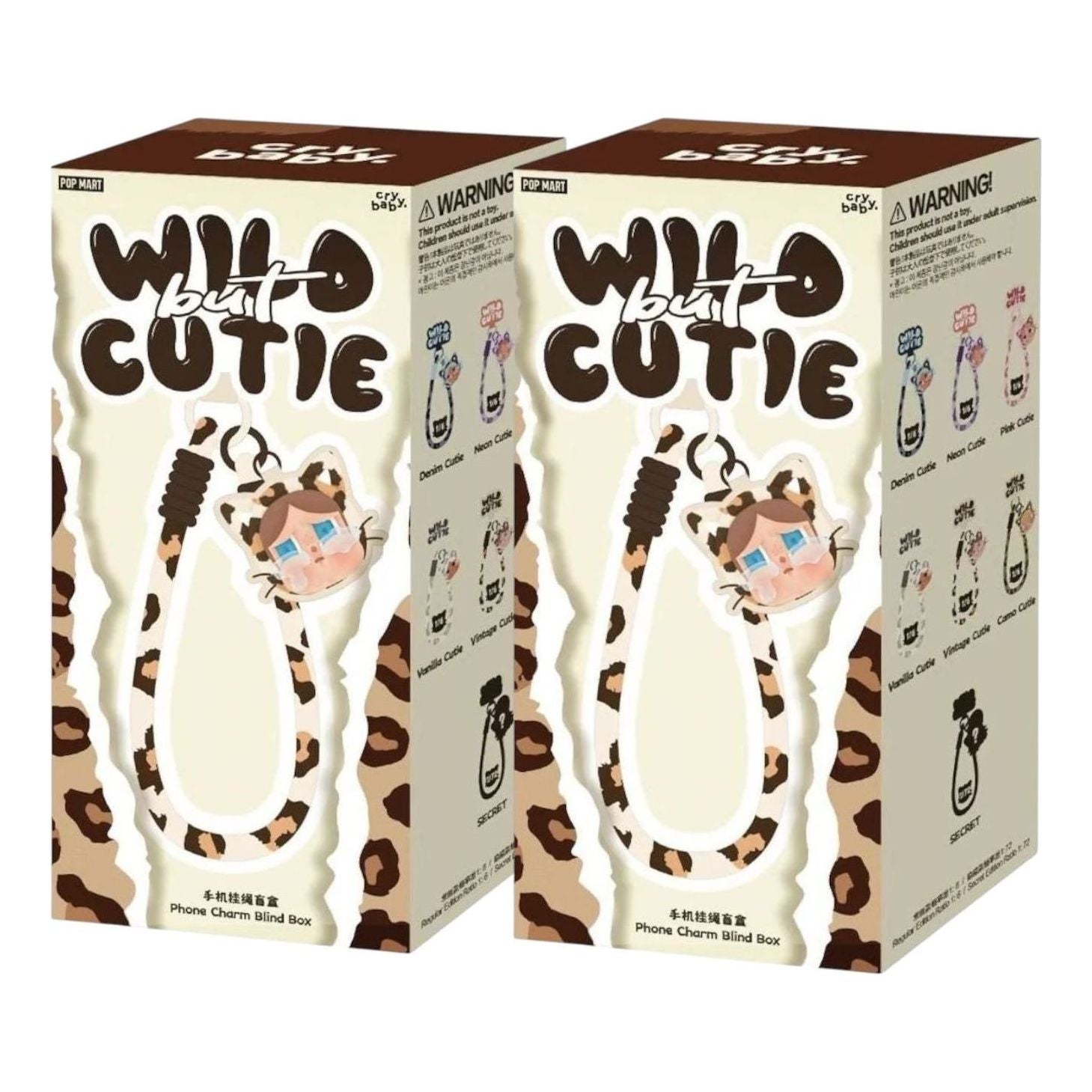 Pop Mart CryBaby Wild but Cutie Phone Charm Sealed Case (2 Blind Boxes)	 PPMT-2505-0011-859917778