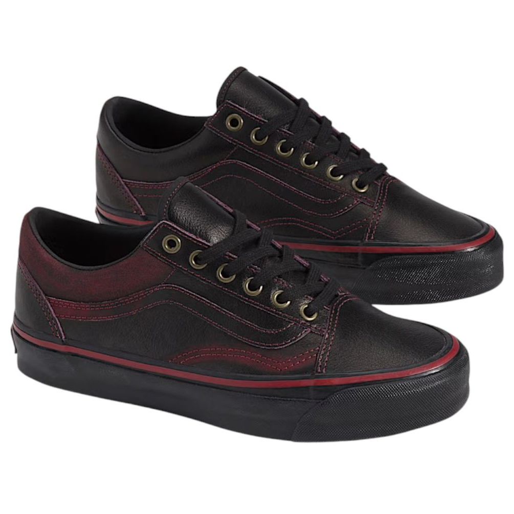 Vans x Tania Cruz Old Skool Premium 'Dark Red Rub-Away' VN000EDAKRK