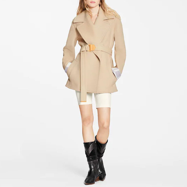LOUIS VUITTON New Quarterly Products Of LV Coat Women's Brown