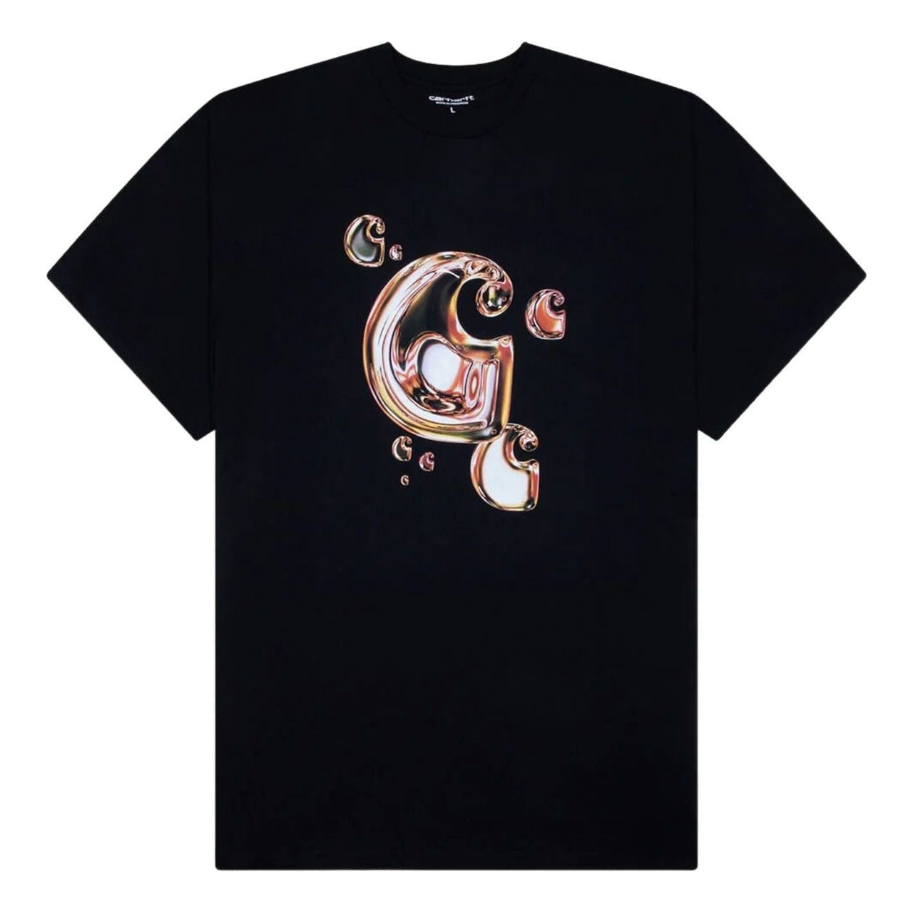 Carhartt WIP Solar Chrome C Short Sleeve T-Shirt 'Black' I035204-89-XX