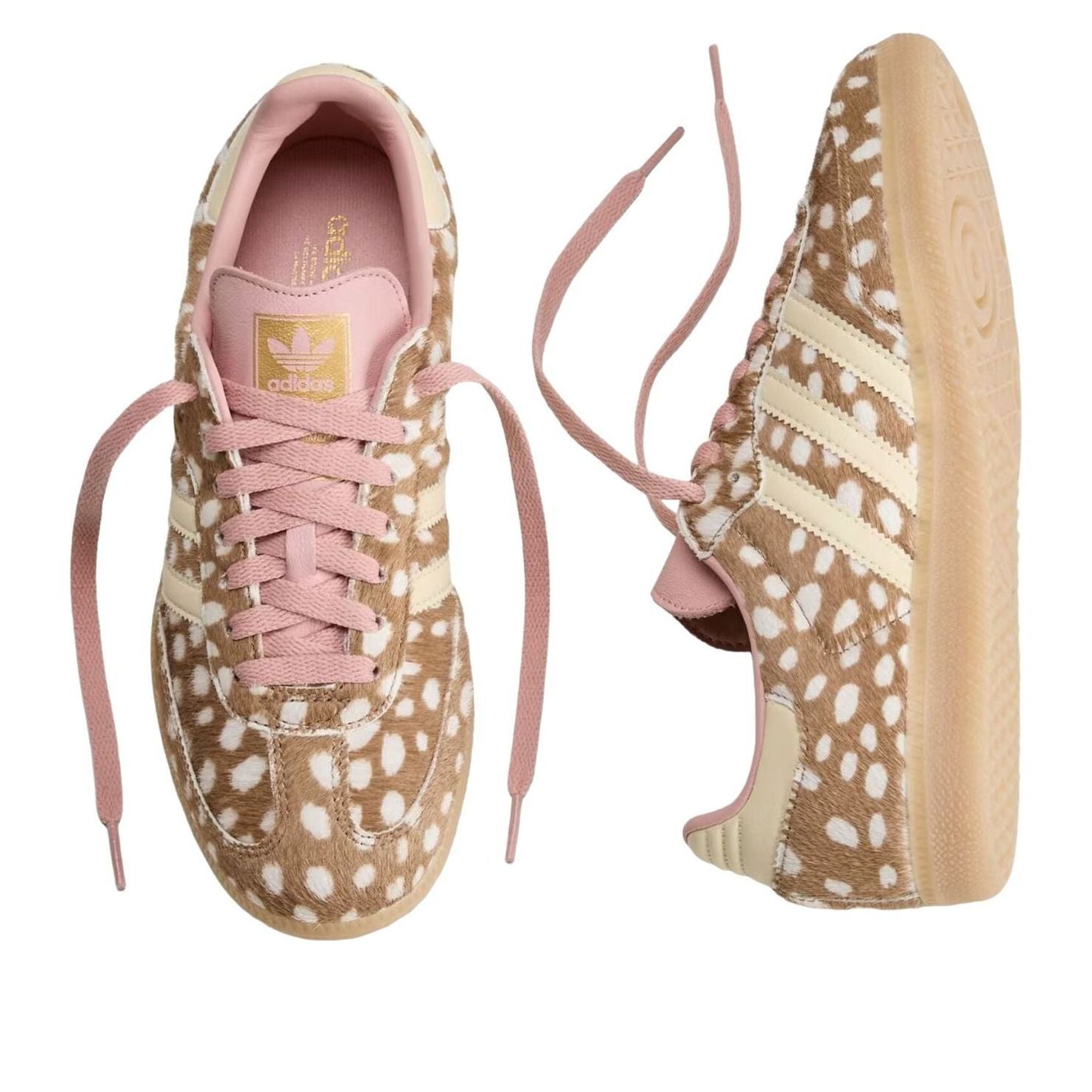 (WMNS) adidas Samba 'Crystal White Core White Silver Metallic' KJ7447