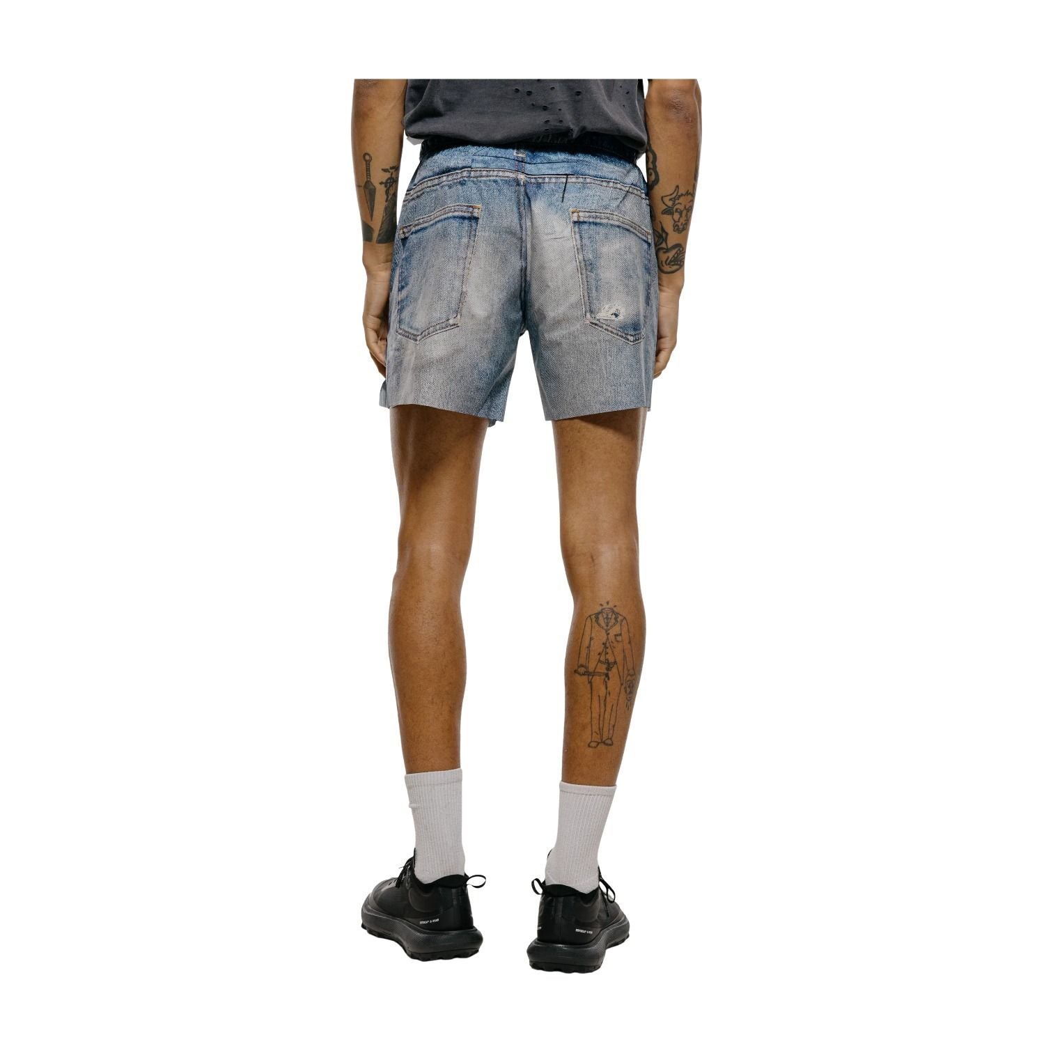 Satisfy PeaceShell 5 Unlined Shorts 'Digital Denim' 12008-60G00