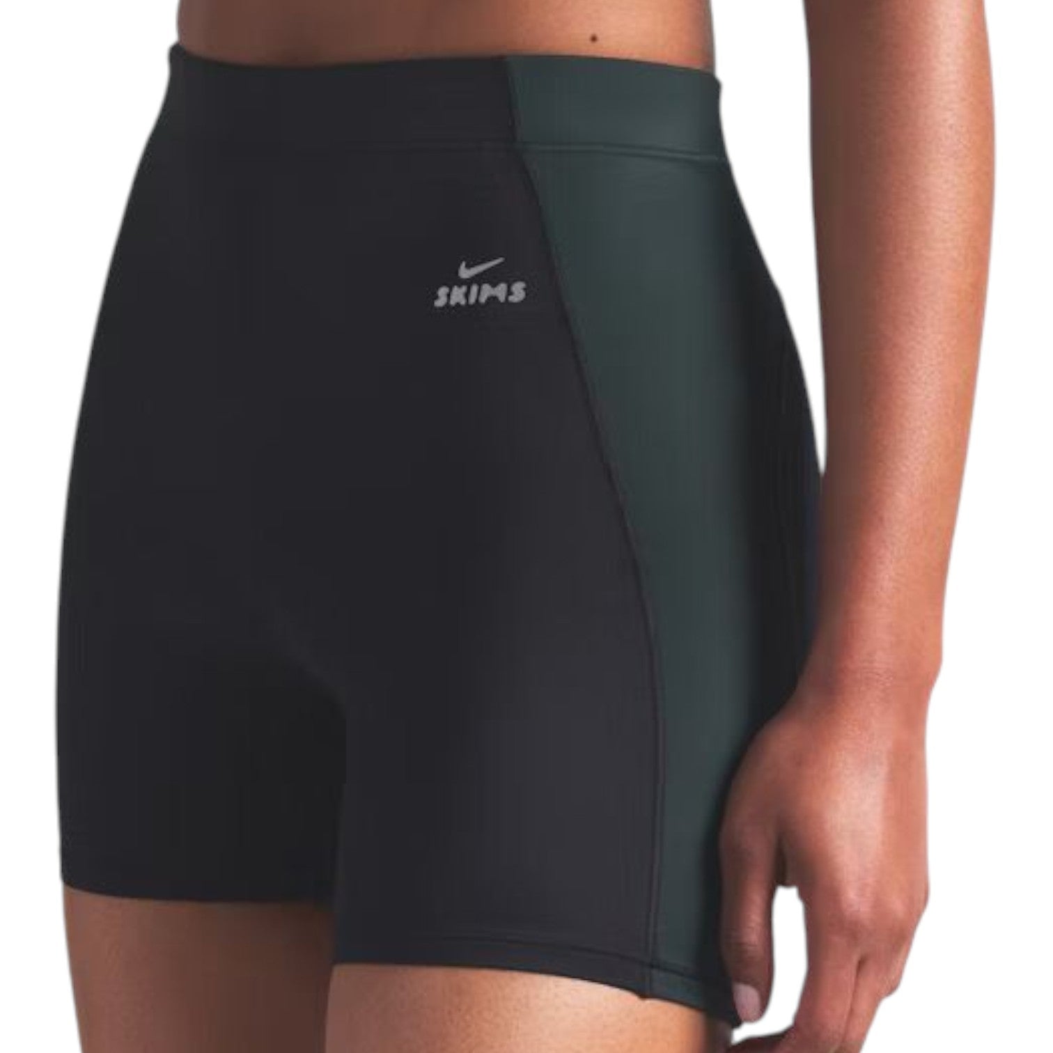 (WMNS) Nike x SKIMS Shine High-Waisted 5" Biker Shorts 'Obsidian Dark Teal' SHSHO9501W-OBT