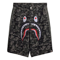 adidas x Bape Shark Denim Jorts 'Black' KF4917