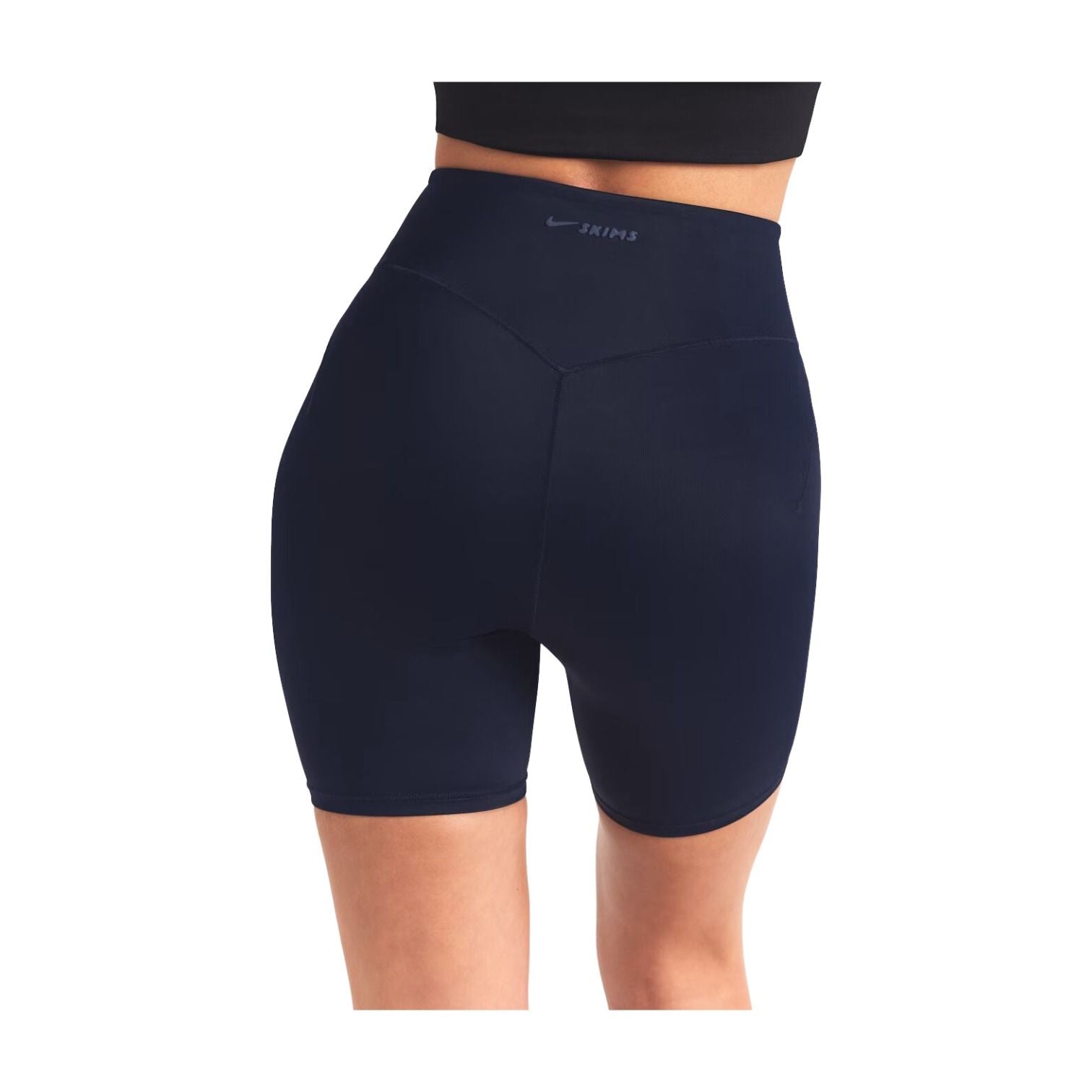(WMNS) Nike x SKIMS Shine High-Waisted 5" Biker Shorts 'Navy' SHSHO8806W-NVY