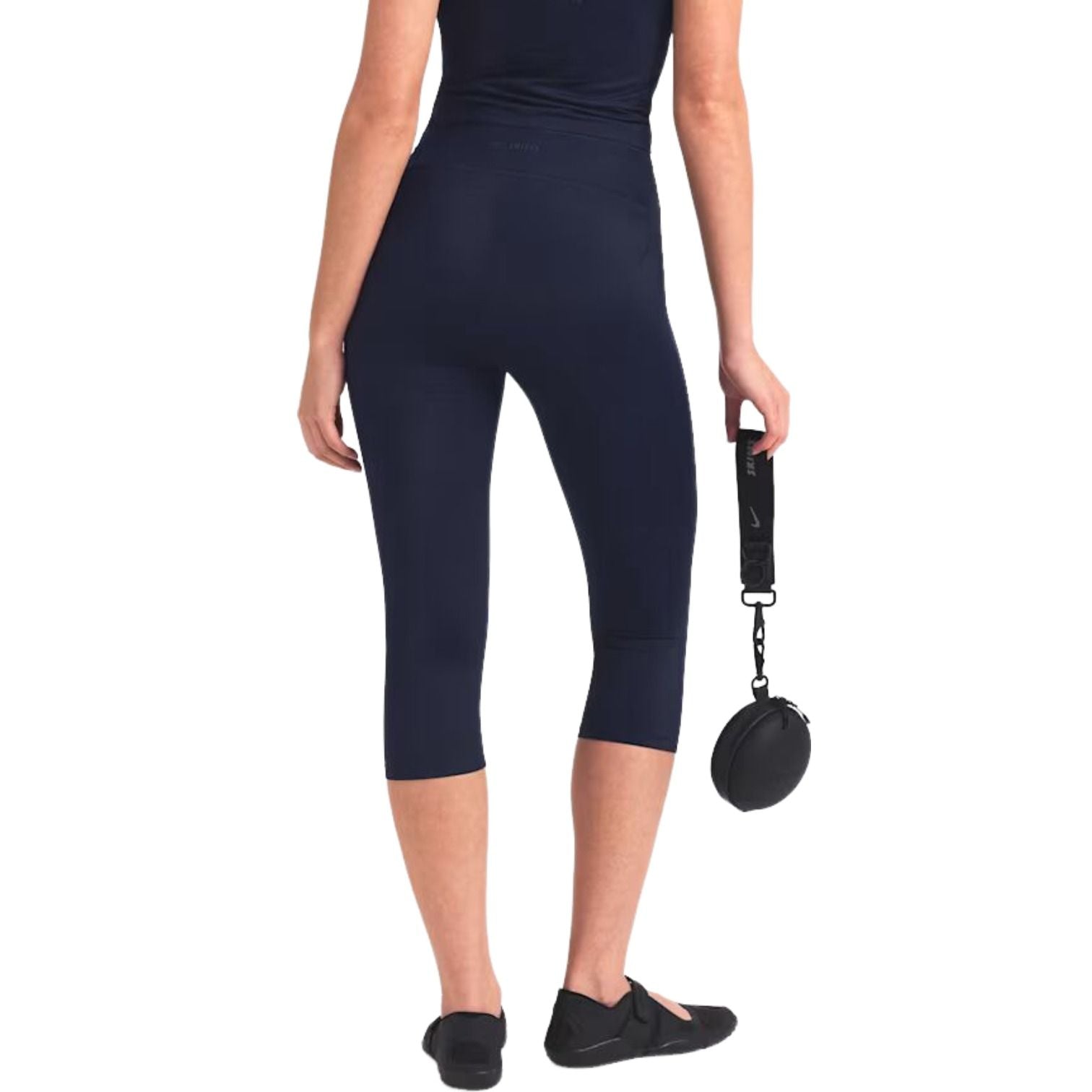 (WMNS) Nike x SKIMS Shine High-Waisted 17" Leggings with Drawcord 'Navy' BOLEG7887W-NVY