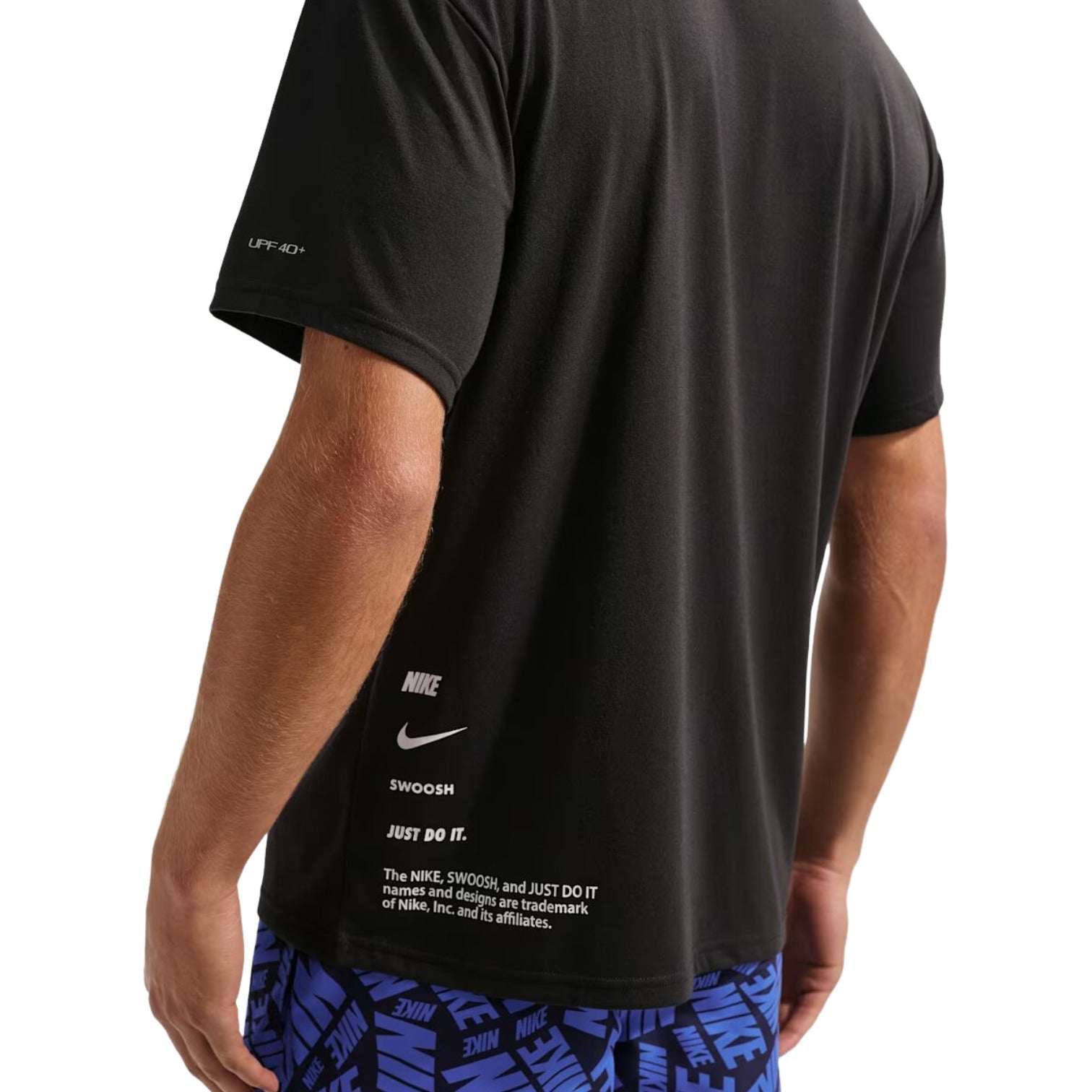 Nike Swim Hydroguard Dri-FIT UV Short Sleeve T-shirt 'Black' NESSG523-001