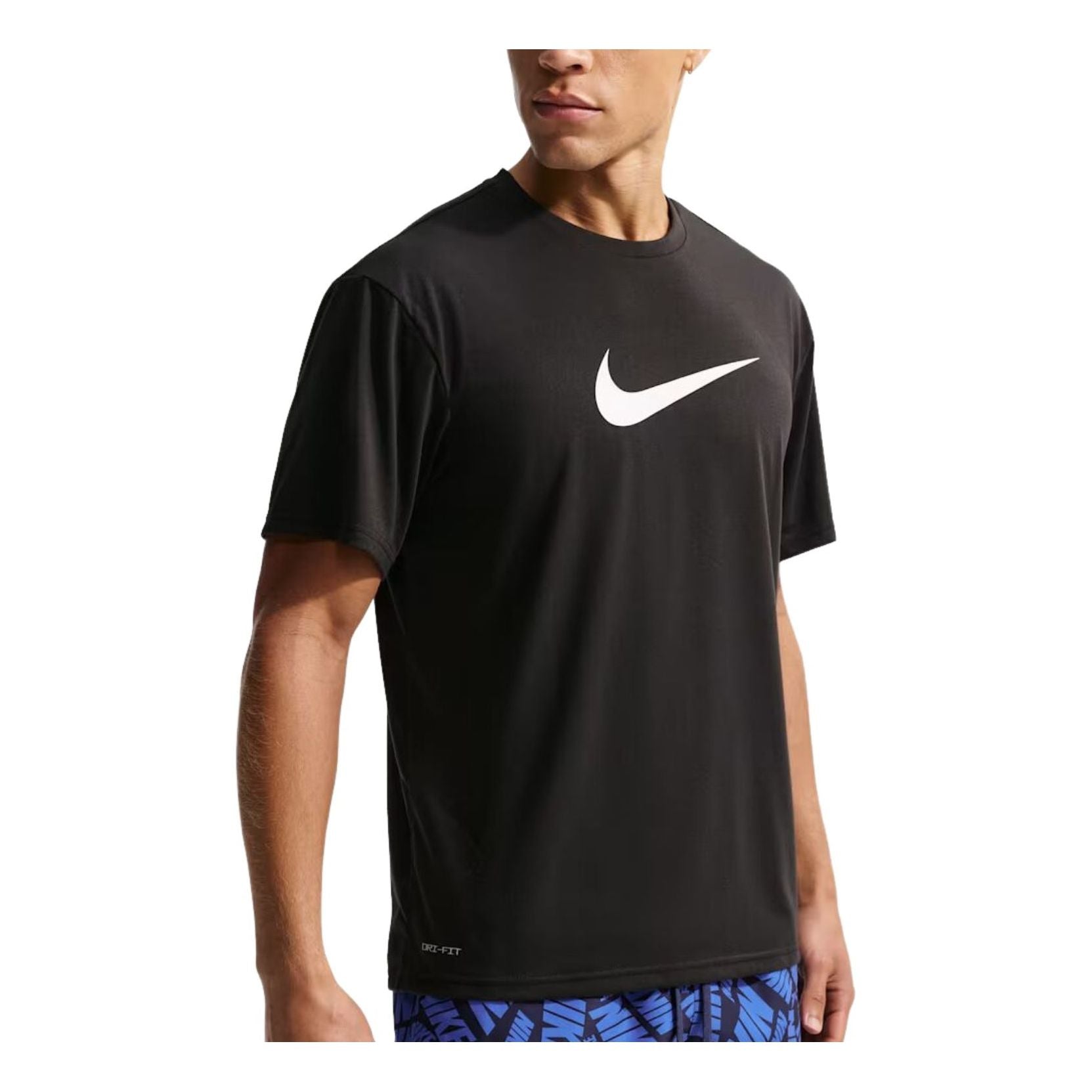 Nike Swim Hydroguard Dri-FIT UV Short Sleeve T-shirt 'Black' NESSG523-001