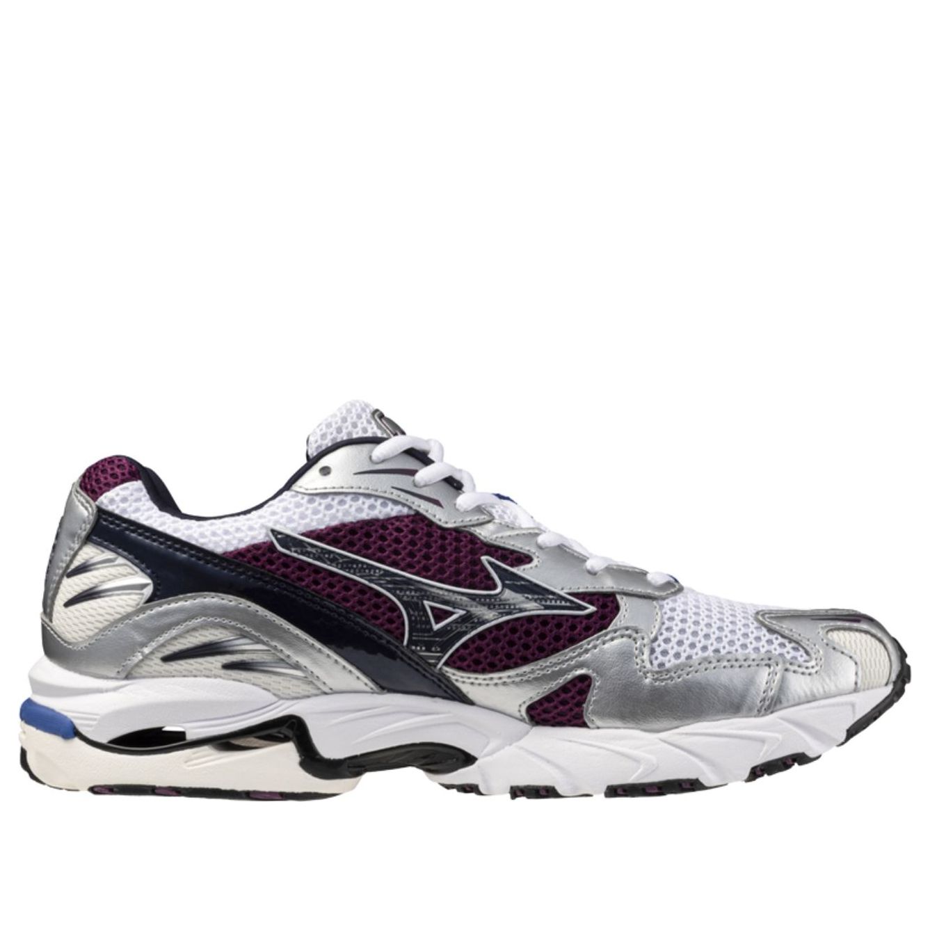 Mizuno Wave Rider 10 'White Dark Purple' D1GA210414