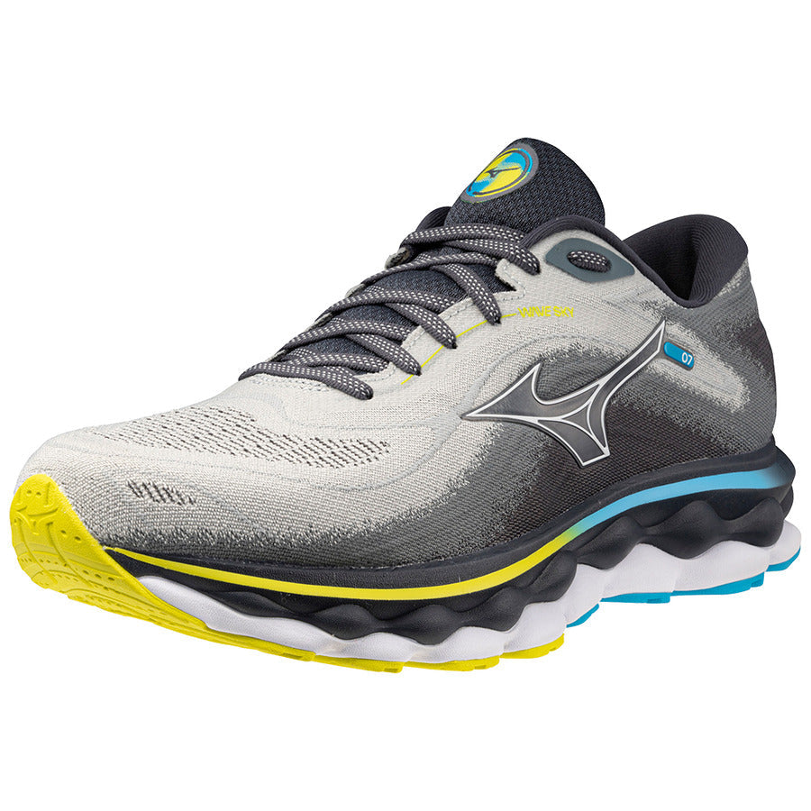 Mizuno Wave Sky 7 'Grey Blue Yellow' J1GC230201