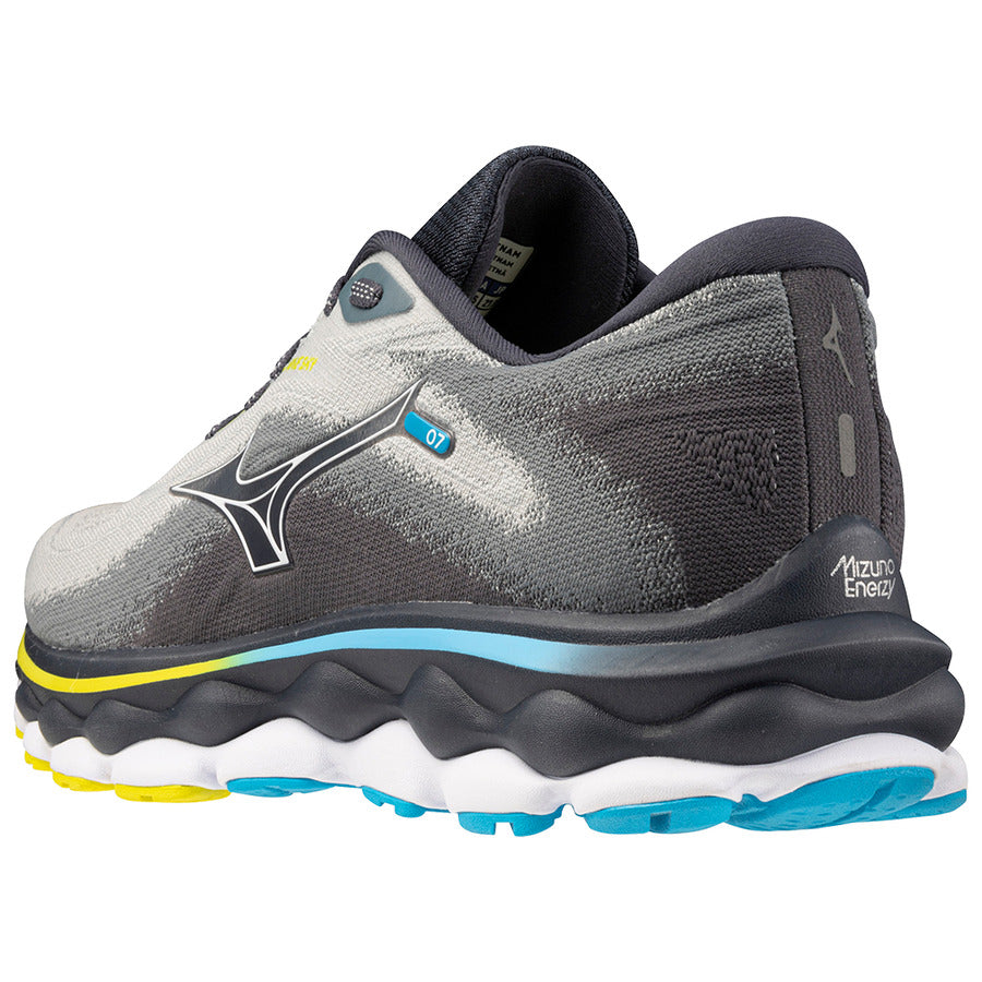 Mizuno Wave Sky 7 'Grey Blue Yellow' J1GC230201