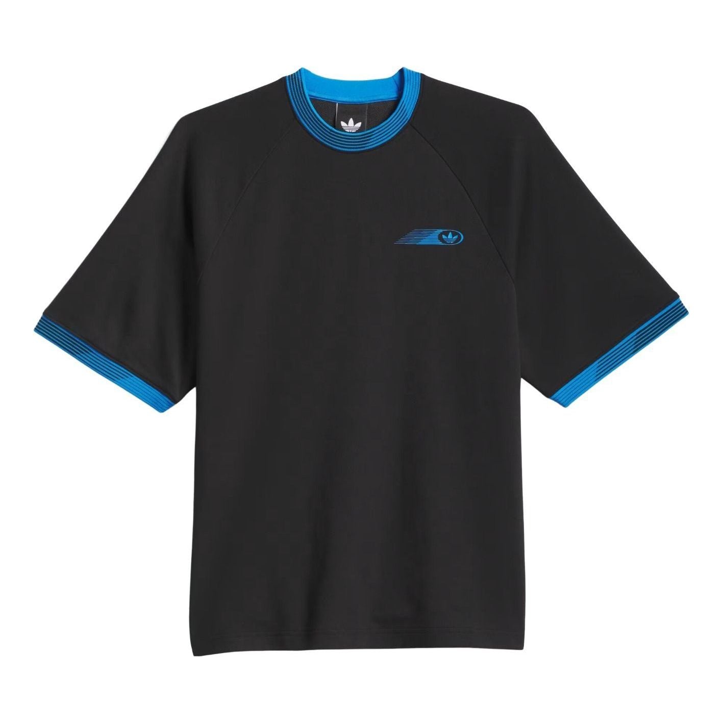 adidas Skateboarding Formula T-shirt 'Black Lucid Ray Blue' KC6298