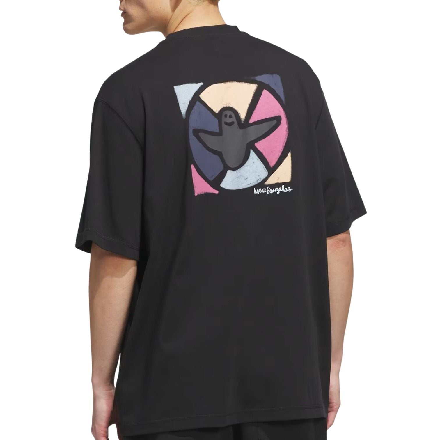 adidas Skateboarding x Mark Gonzales Modernist T-Shirt Asia Sizing 'Black' KQ6271