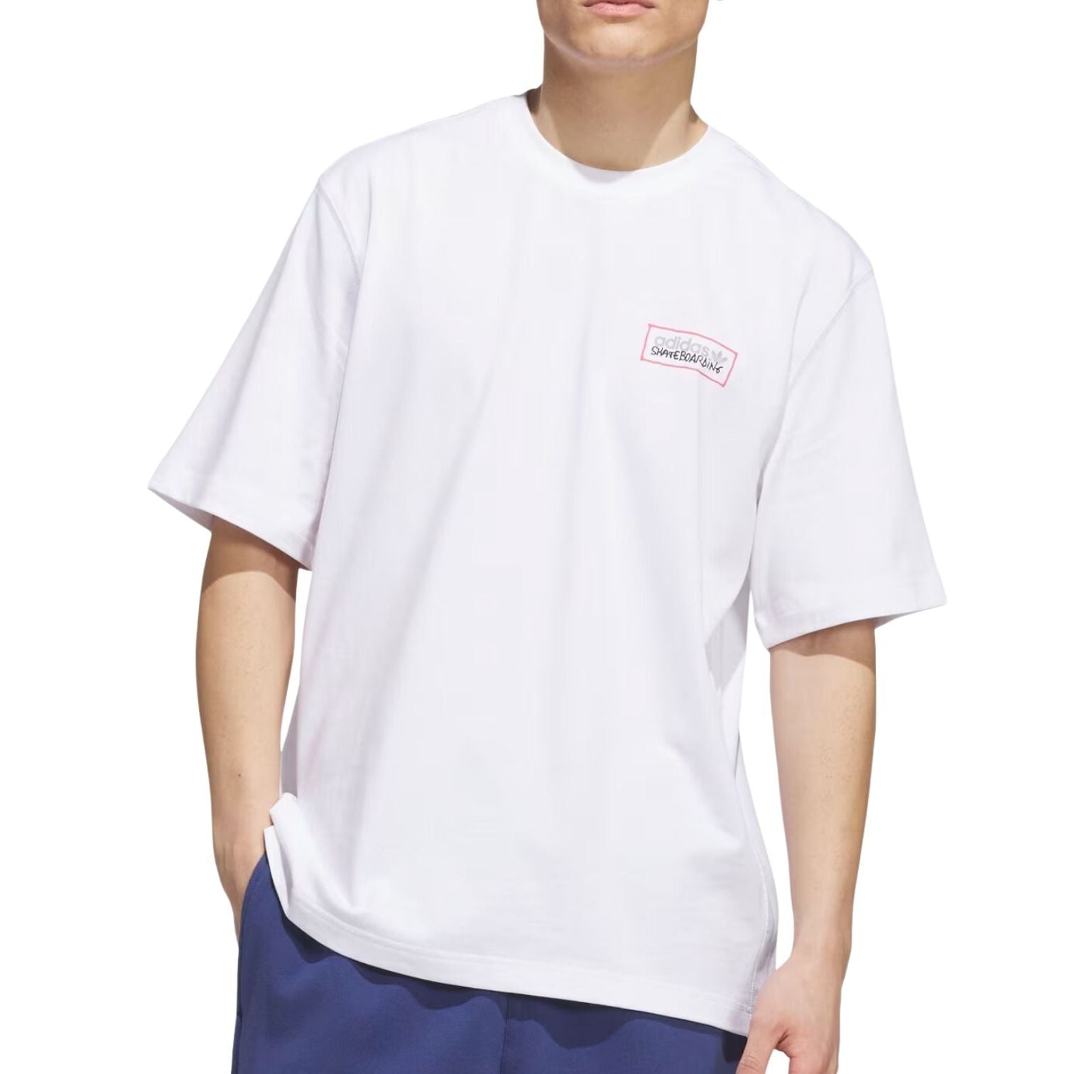 adidas Skateboarding x Mark Gonzales Modernist T-Shirt Asia Sizing 'White' KQ6272