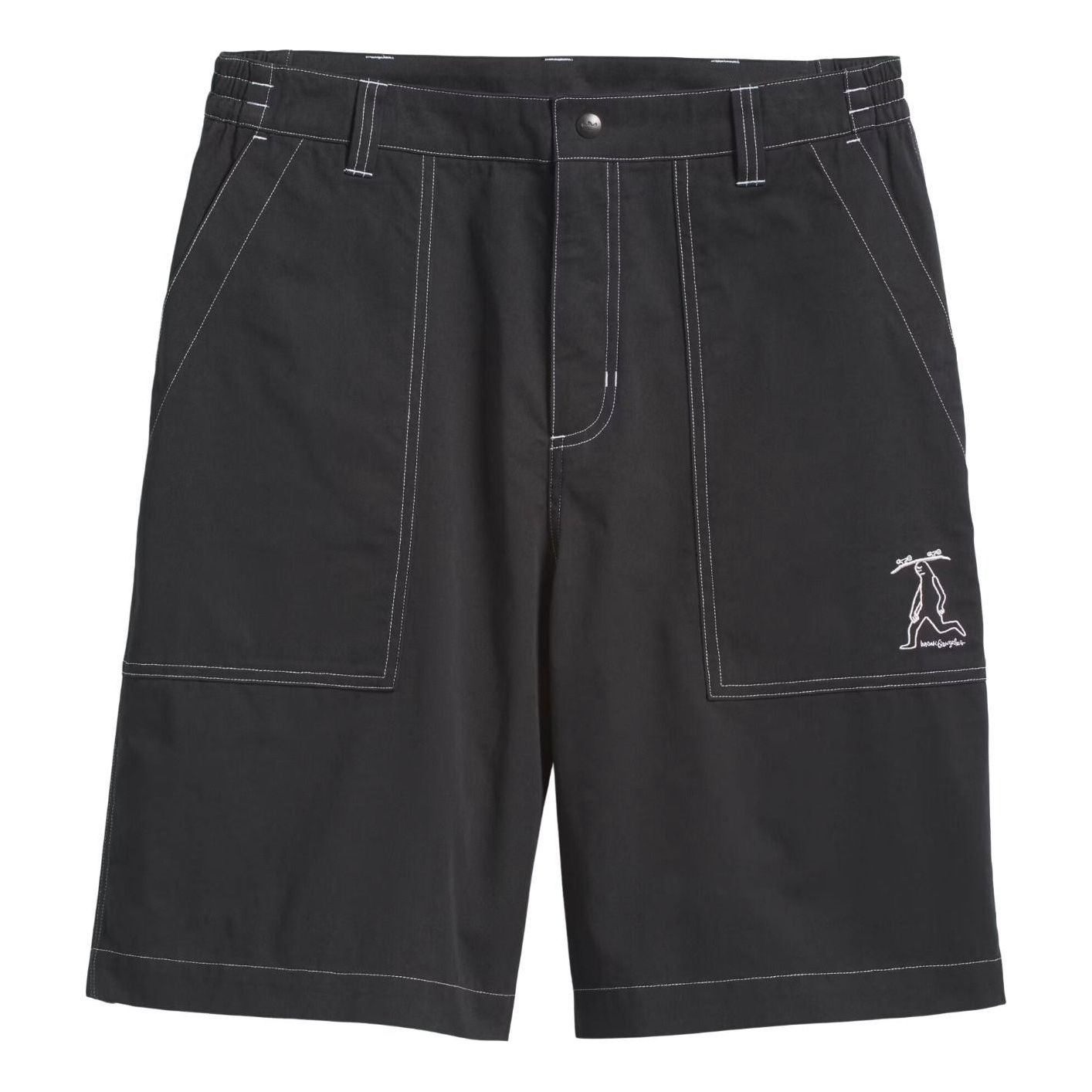 adidas x Mark Gonzales Skateboarding Shorts 'Black' KE1026