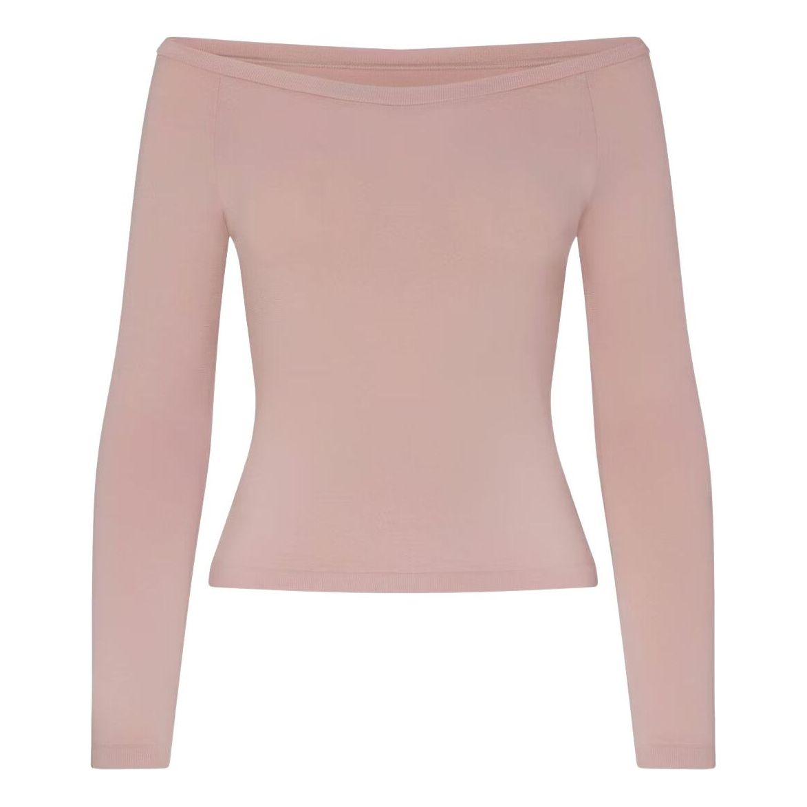(WMNS) Nike x SKIMS Stretch Knit Long Sleeve Boatneck Top 'Himalayan' LSLSL10090W-HIM