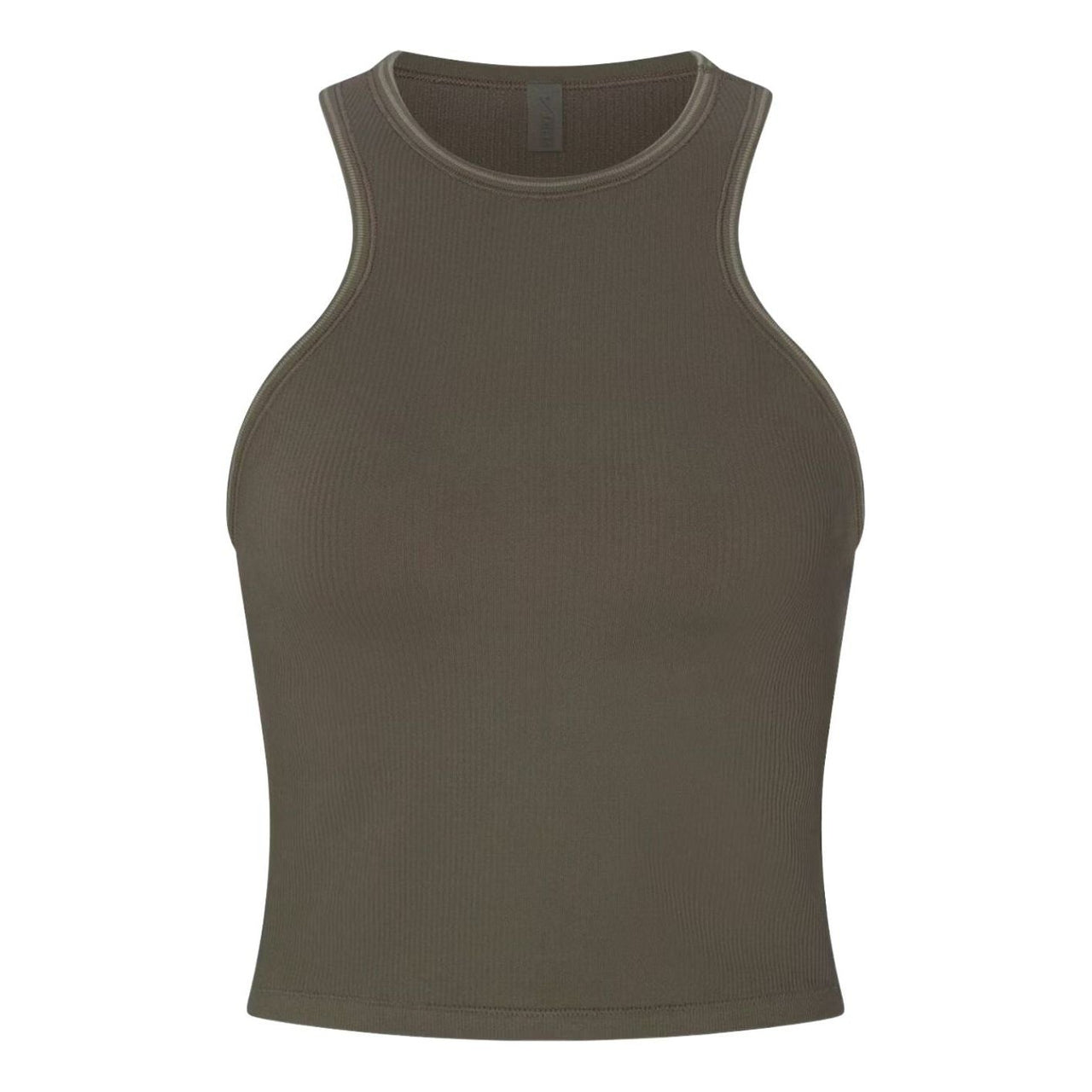 (WMNS) Nike x SKIMS Ribbed Seamless Racer Front Tank 'Dusty Oakmoss' TPTNK11000W-DOD