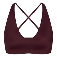 (WMNS) Nike x SKIMS Shine V-Neck Bra 'Currant' BRSPT5191W-CUR