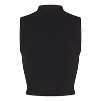 (WMNS) Nike x SKIMS Vintage Seamless Mock-Neck Long-Line Bra 'Obsidian' TPTNK2954-OBD