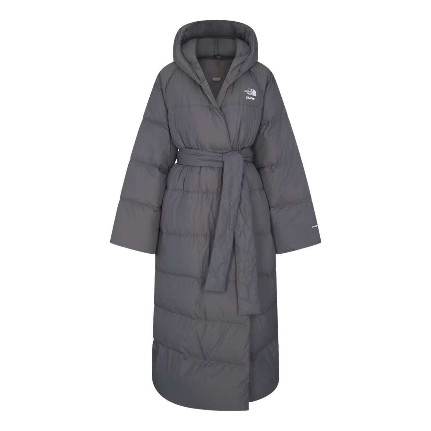 (WMNS) The North Face x SKIMS FW25 Nuptse Wrap Parka 'Gunmetal' NF0A8JJB-T8L