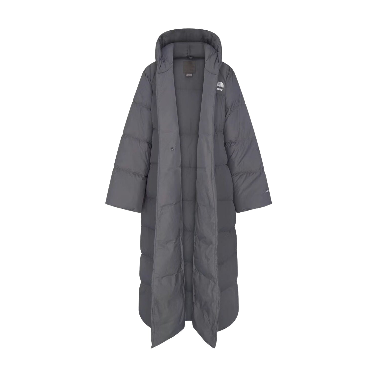 (WMNS) The North Face x SKIMS FW25 Nuptse Wrap Parka 'Gunmetal' NF0A8JJB-T8L