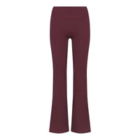 (WMNS) Nike x SKIMS Matte High-Waisted Slim Flared Leggings 'Currant' BOLEG7138W-CUR