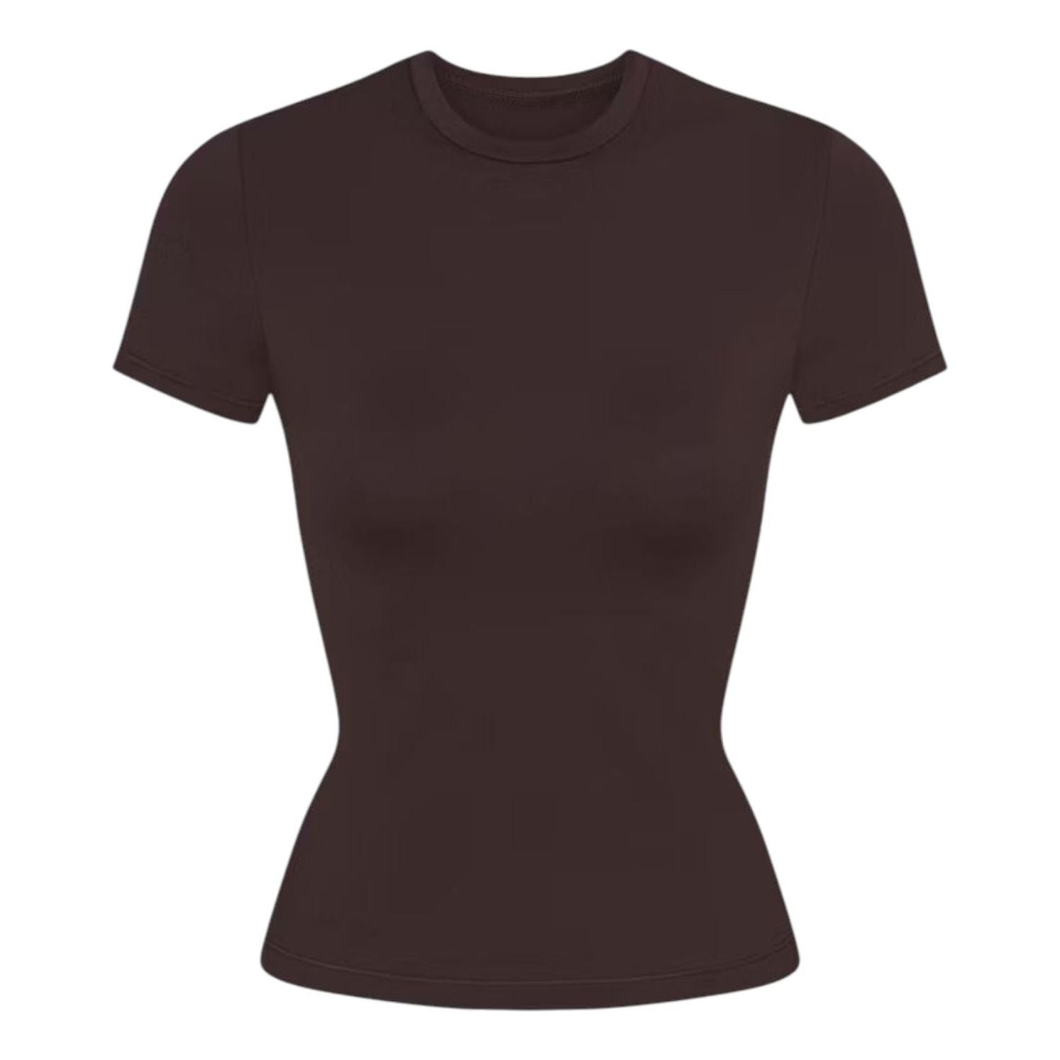 (WMNS) Nike x SKIMS Matte Padded Baby T-Shirt 'Dark Sepia' SSSSL9487W-DSP