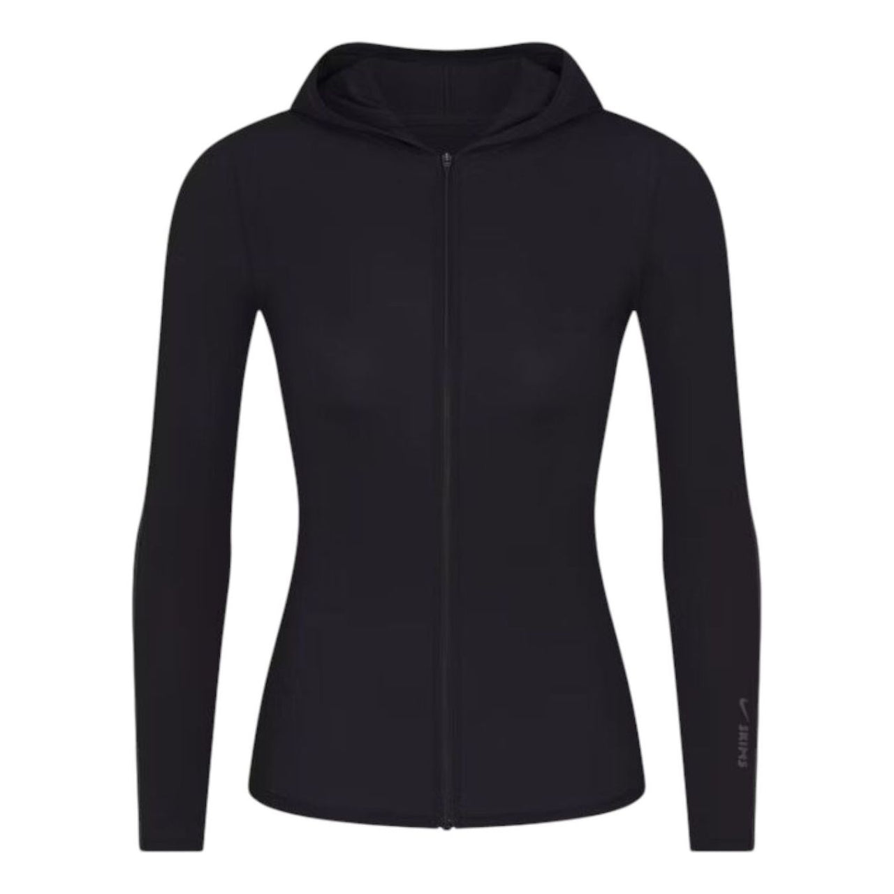 (WMNS) Nike x SKIMS Weightless Layers Full-Zip Hoodie 'Obsidian' TPZUP6053W-OBD