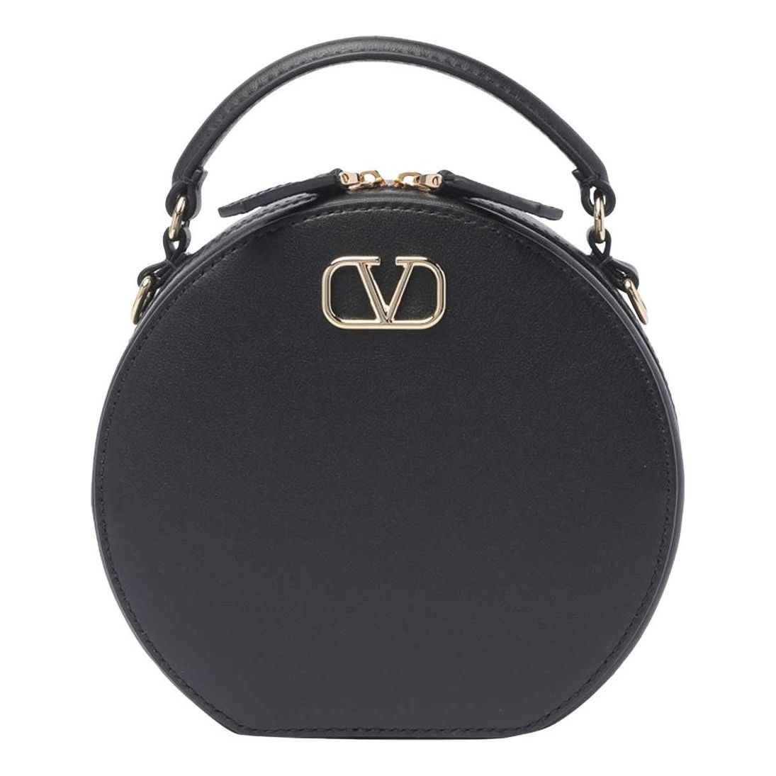 (WMNS) Valentino FW24 Garavani V-Logo Signature Mini Handbag 'Black' P0AC2MIM0NO