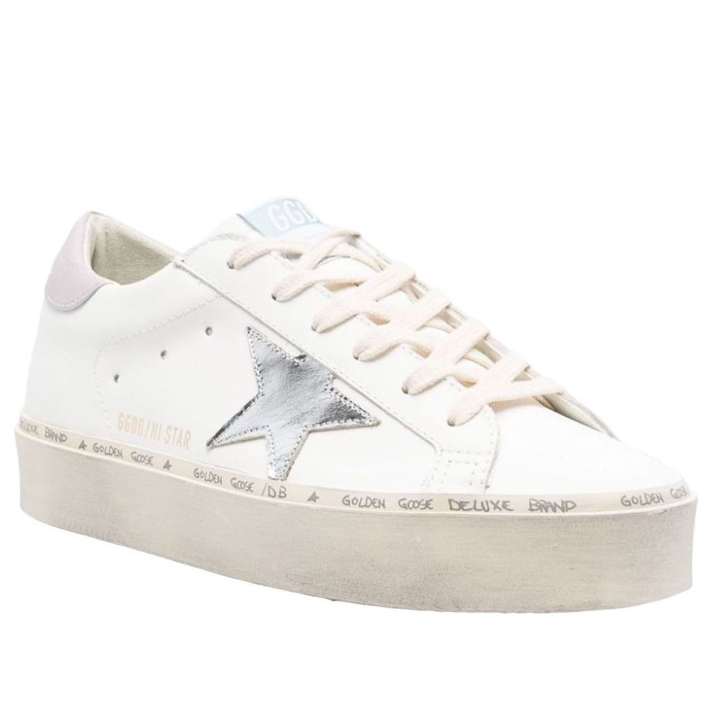 (WMNS) Golden Goose Hi Star 'White Silver Lilac' GWF00118-F006845-10527
