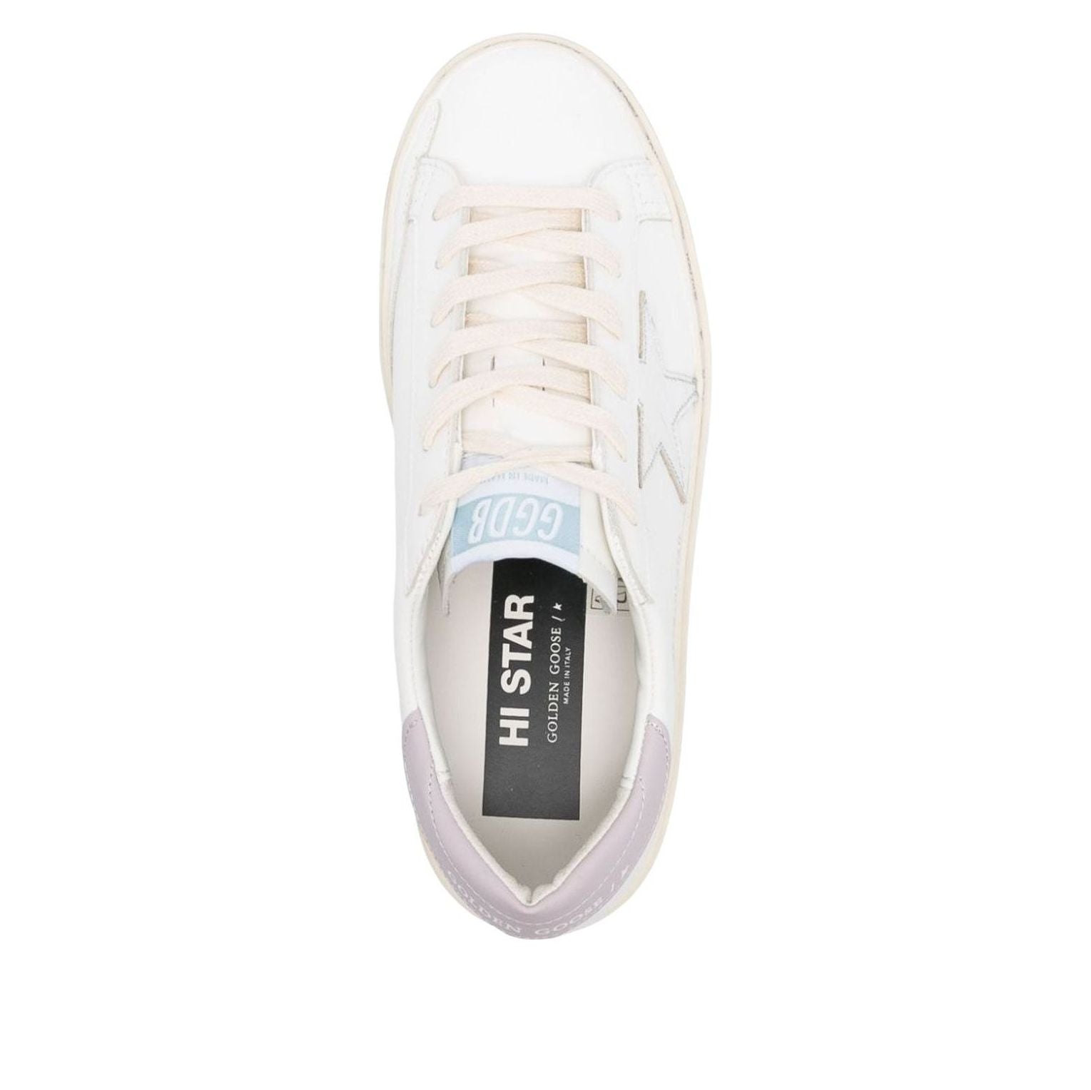 (WMNS) Golden Goose Hi Star 'White Silver Lilac' GWF00118-F006845-10527