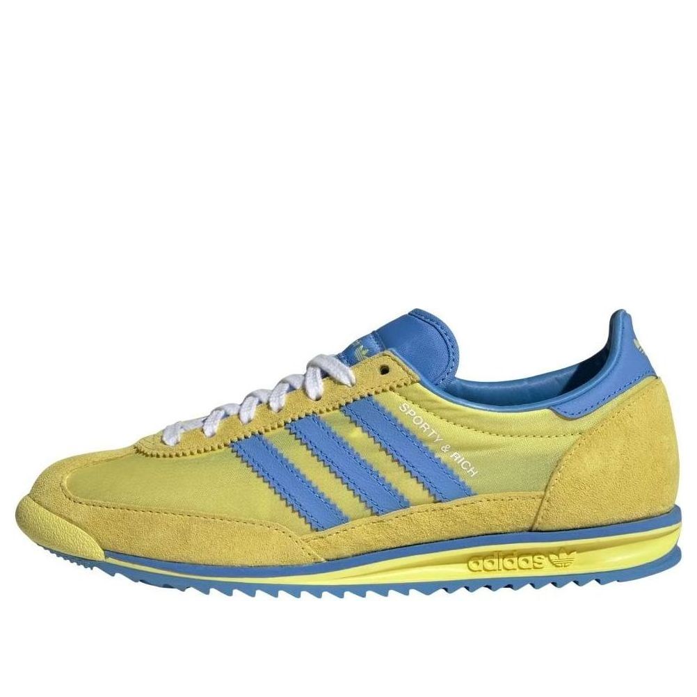 (WMNS) adidas x Sporty & Rich SL 72 OG 'Light Yellow Real Blue' JH6702