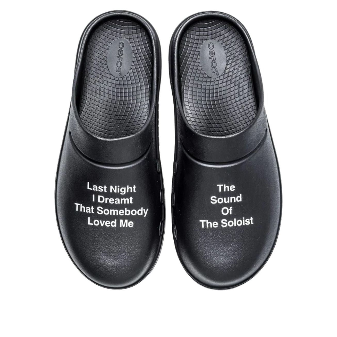 Oofos x Takahiromiyashita The Soloist The Sound of The Soloist Clog 'Black' SOF-0020SS24