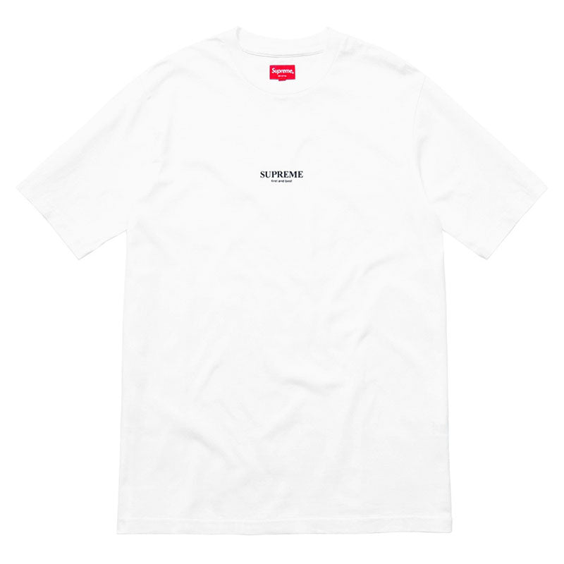 Supreme First and Best Tee SP-FW18KN56-WH