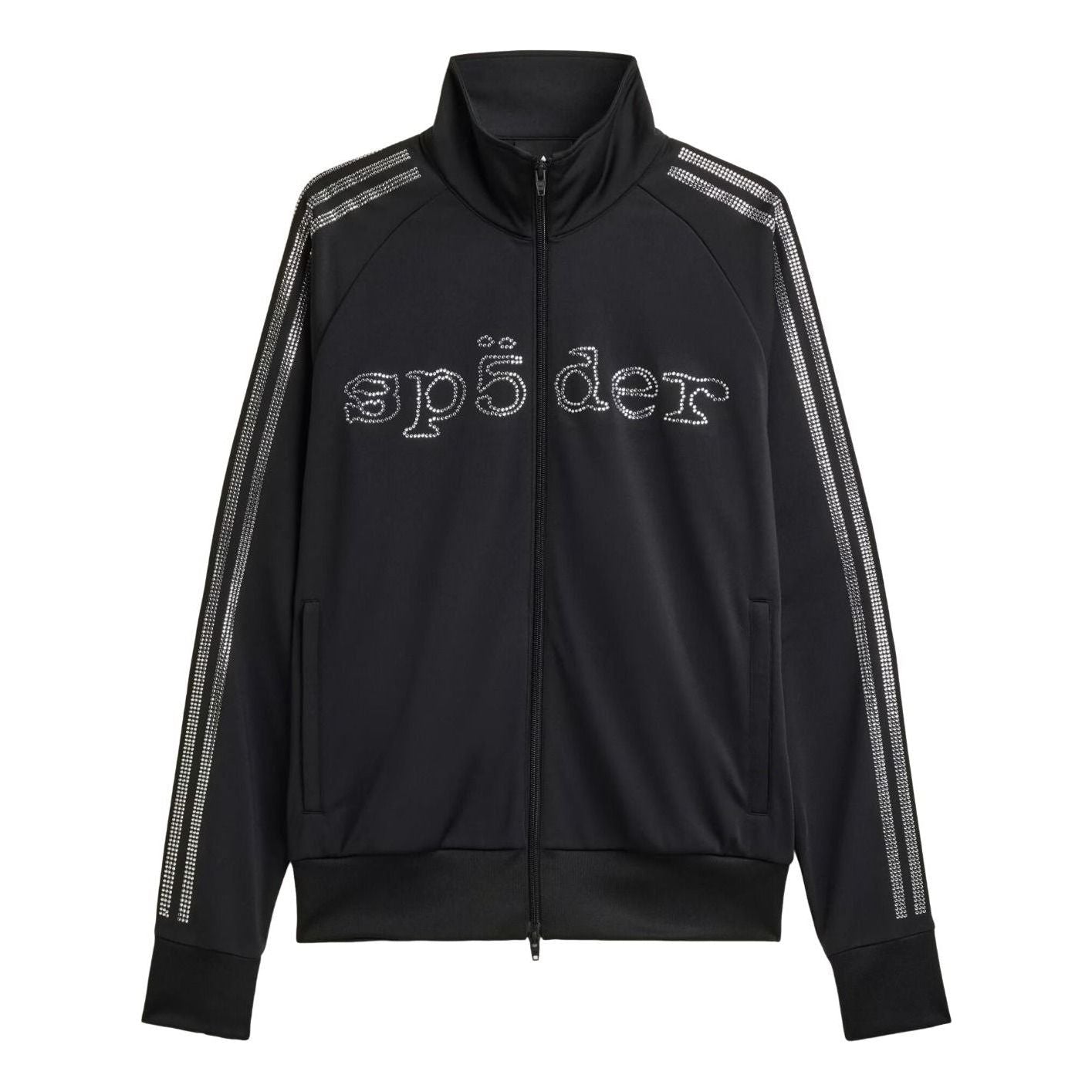adidas x Sp5der Rhinestone Track Jacket Asia Sizing 'Black' KQ8320