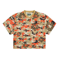 Denim Tears Camo Cotton Wreath Mesh Football Top 'Brown' SS25TKJ12312164