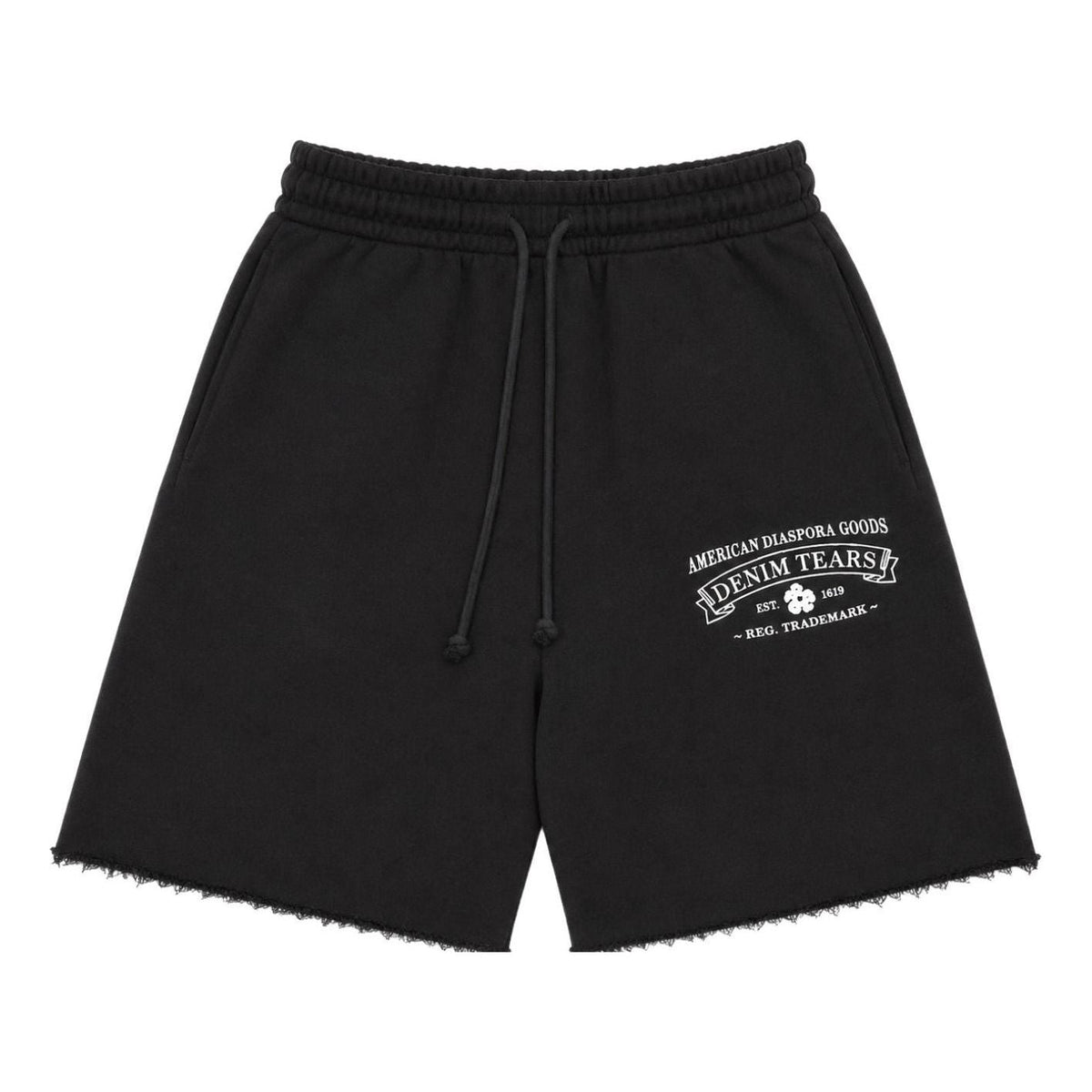 Denim Tears ADG Sweatshorts 'Black White' SS26BRS19783679
