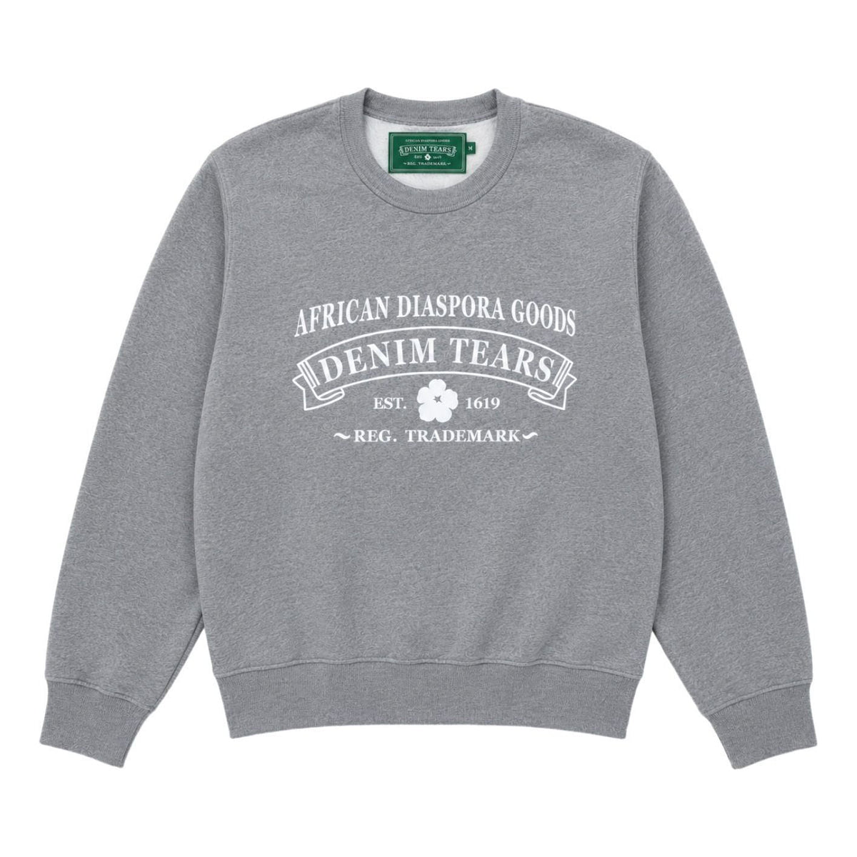 Denim Tears ADG Crewneck 'Grey White' SS26TCN19733673