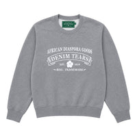 Denim Tears ADG Crewneck 'Grey White' SS26TCN19733673
