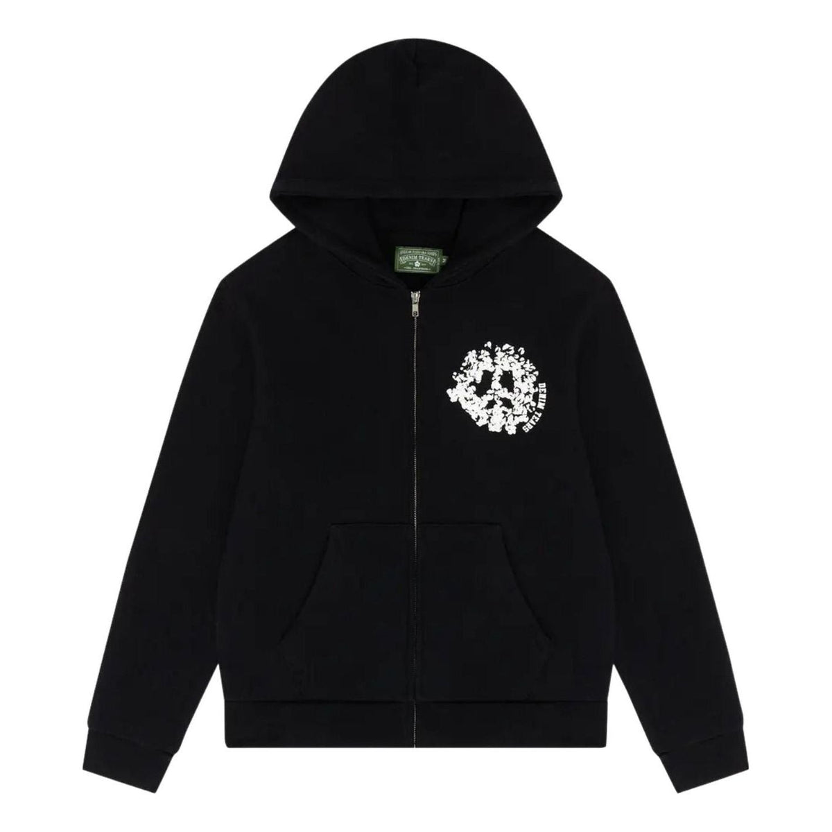 Denim Tears University Zip Hoodie 'Black White' SS26TZH19713671