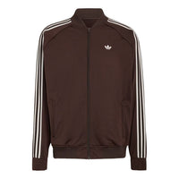adidas Britcore SST Truck Jacket Asia Sizing 'Aurora Coffee' HZ3780