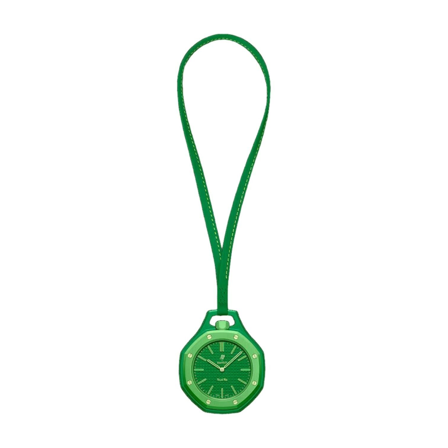 Swatch X Audemars Piguet Bioceramic Royal Pop 'Green Eight' SSX03W100N-1143714811
