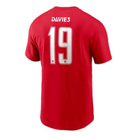 Nike Alphonso Davies Team Canada T-Shirt 'University Red' M11332P375CAAD-RED