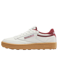 (WMNS)	Reebok Club C Golf 'White Burgundy Gum' 100236007