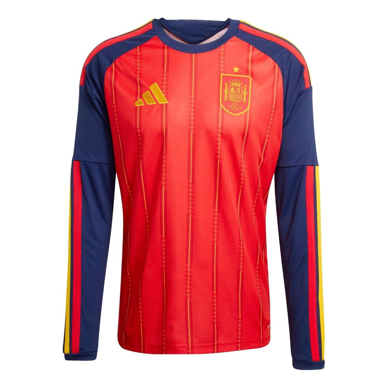 adidas Spain 26 Home Long Sleeve Jersey 'Vivid Red' JZ5786