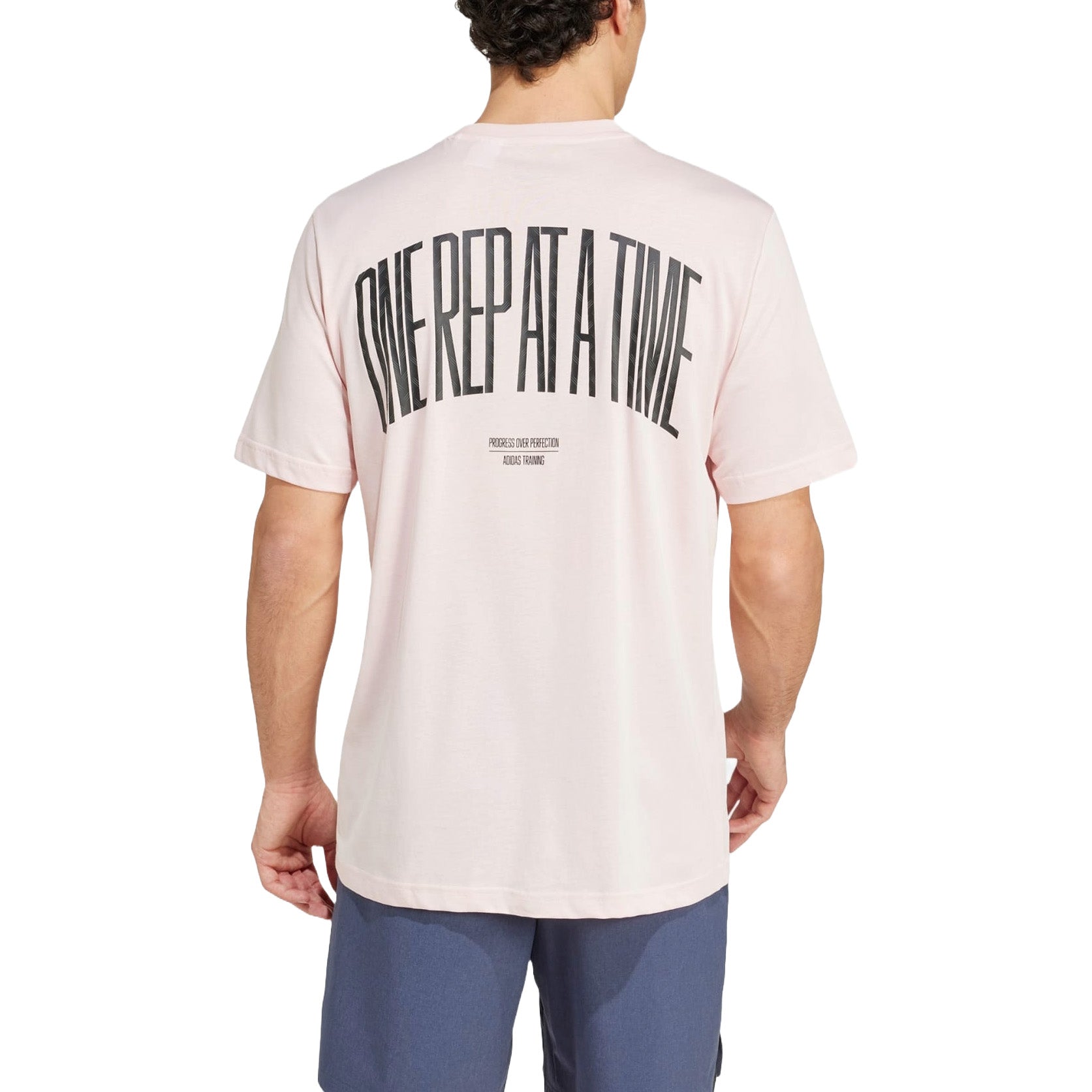 adidas Strength Graphic T-Shirt Asia Sizing 'Light Pink' IW0137