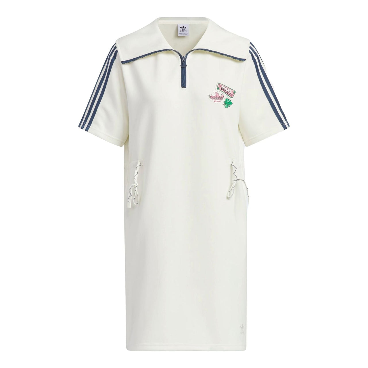 (WMNS) adidas Summer Holiday Graphic Play Knit Dress Asia Sizing 'Off White' IW6304