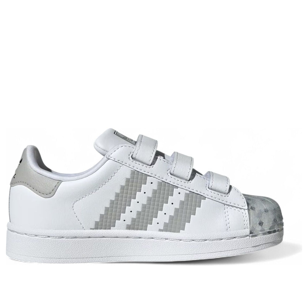 (PS) adidas x Minecraft Superstar II 'Cloud White Grey' JP8083