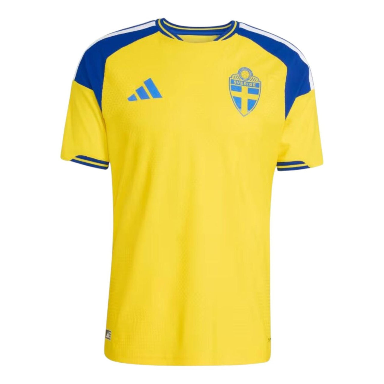 adidas Sweden 26 Home Authentic Jersey 'Yellow' KC3044
